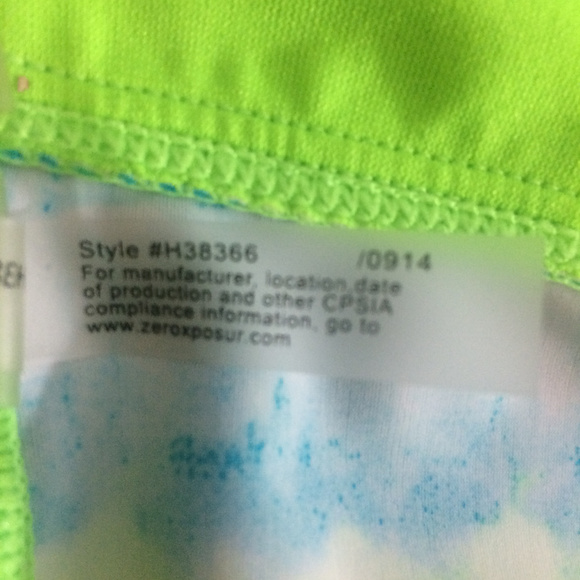 ZeroXposur Swimwear Girls 16 Halter Top Tankini - Picture 6 of 6